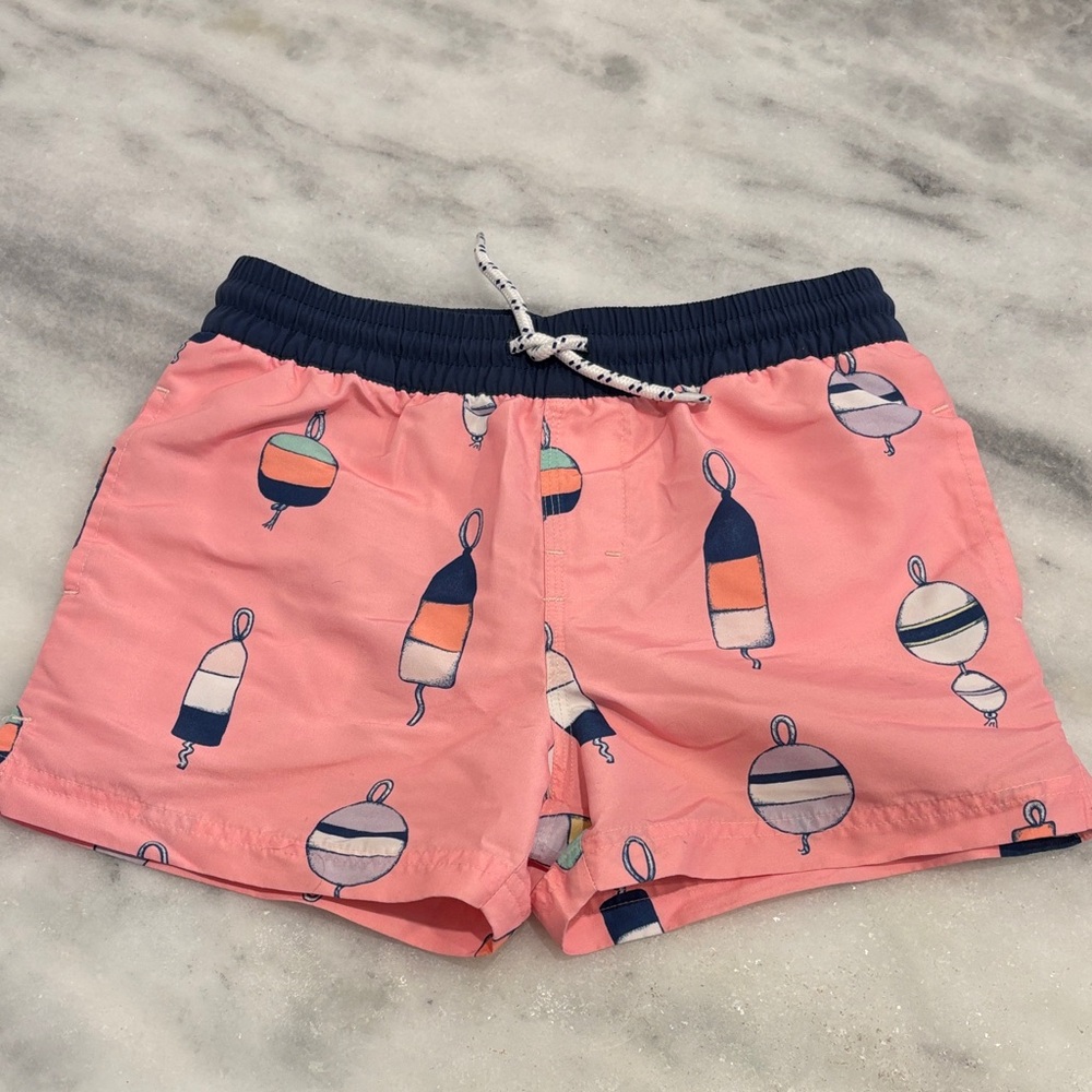 The Beaufort Bonnet Company Pink Buoy Print Shorts size 5